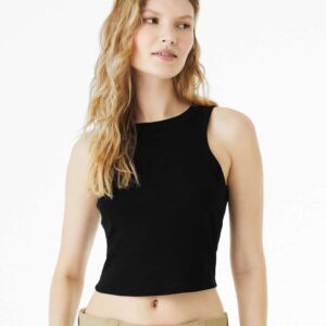 Bella Canvas 1019 Women’s Micro Rib Racer Tank Crop