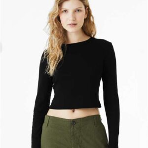 Bella Canvas 1501 Women’s Micro Rib Long Sleeve Baby Tee
